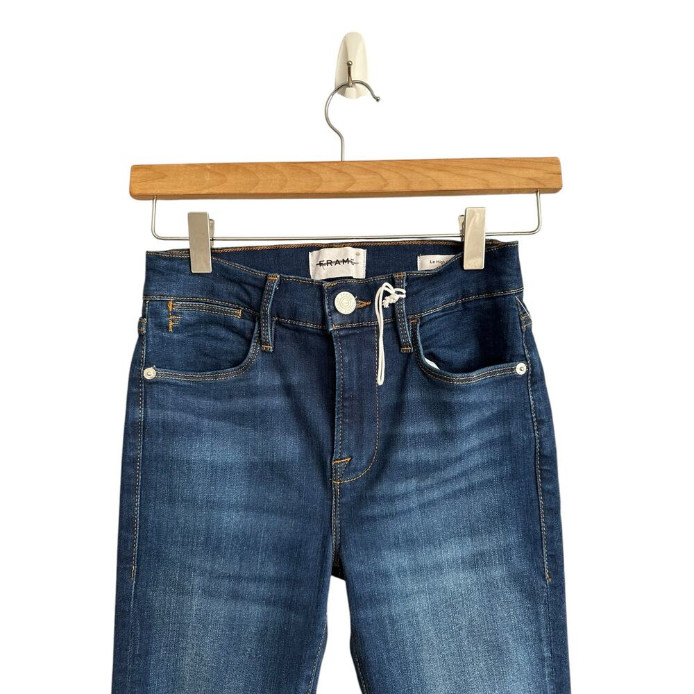 FRAME Le High Skinny Denim Jeans in Kettering High Rise Skinny Stretch Size 24 - Picture 7 of 11